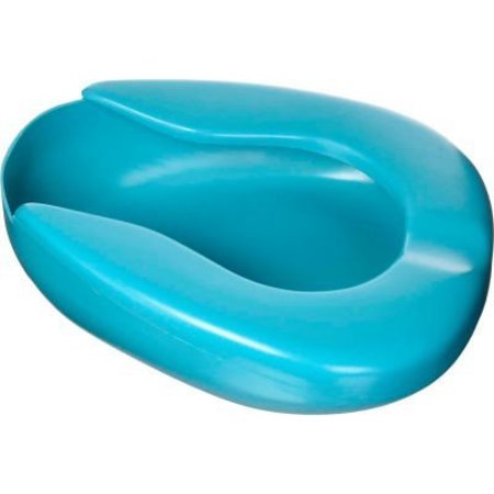 HEALTHSMART DMI Bedpan for Bariatric Adults with No Spill or Splash Design, Blue 541-5070-0000
